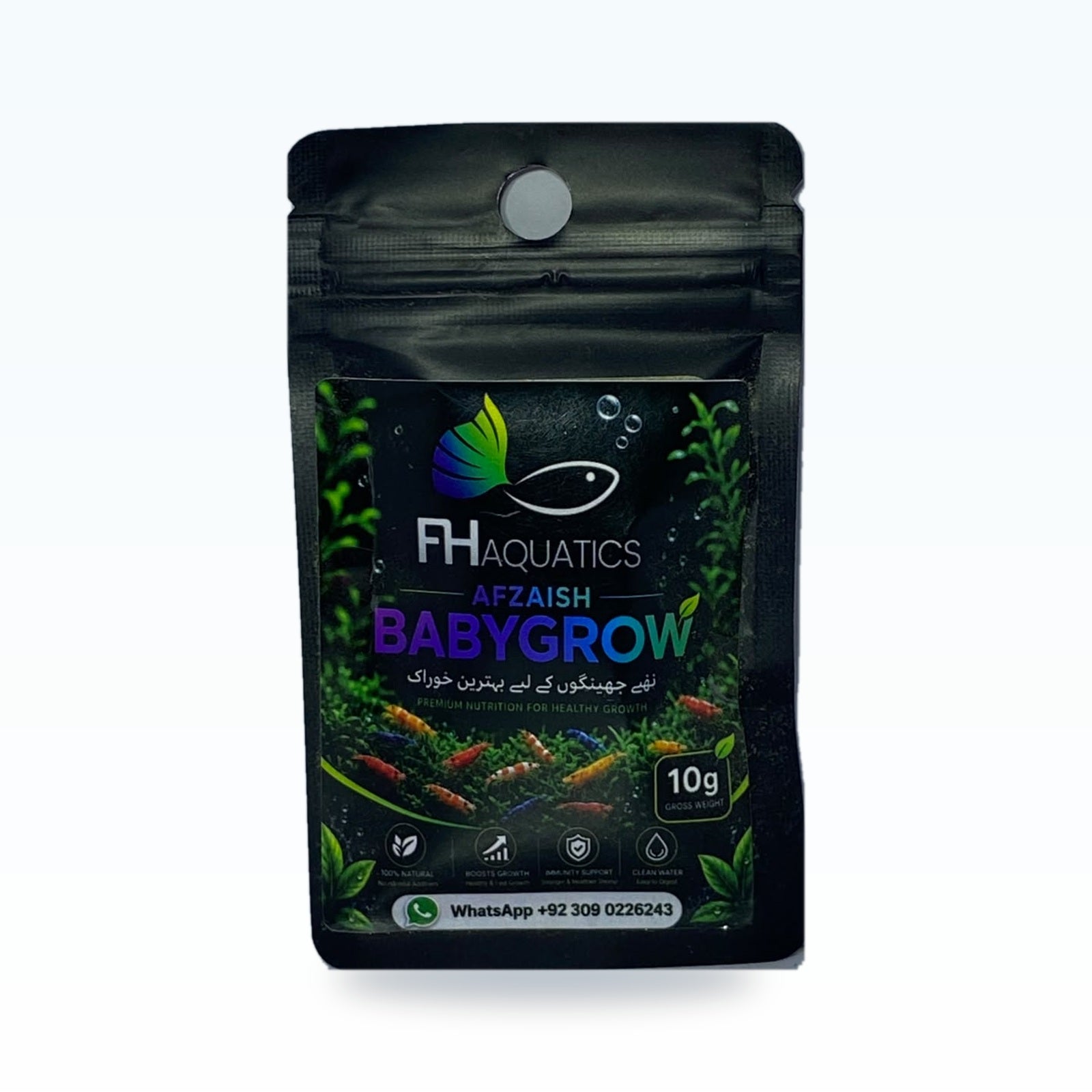 Afzaish BabyGrow — Baby Shrimp Food (10g)