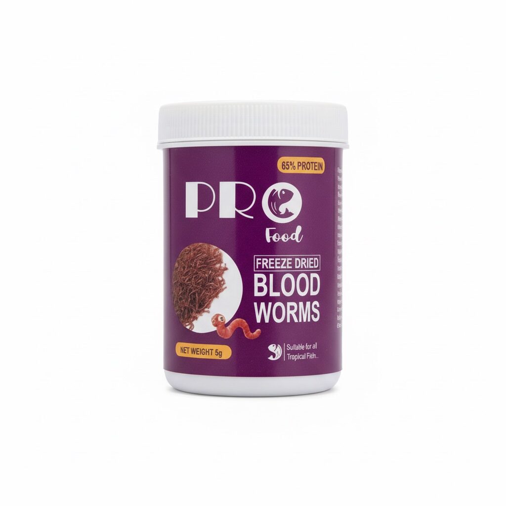 PRO Food Freeze Dried Blood Worms (65% Protein) - 5g